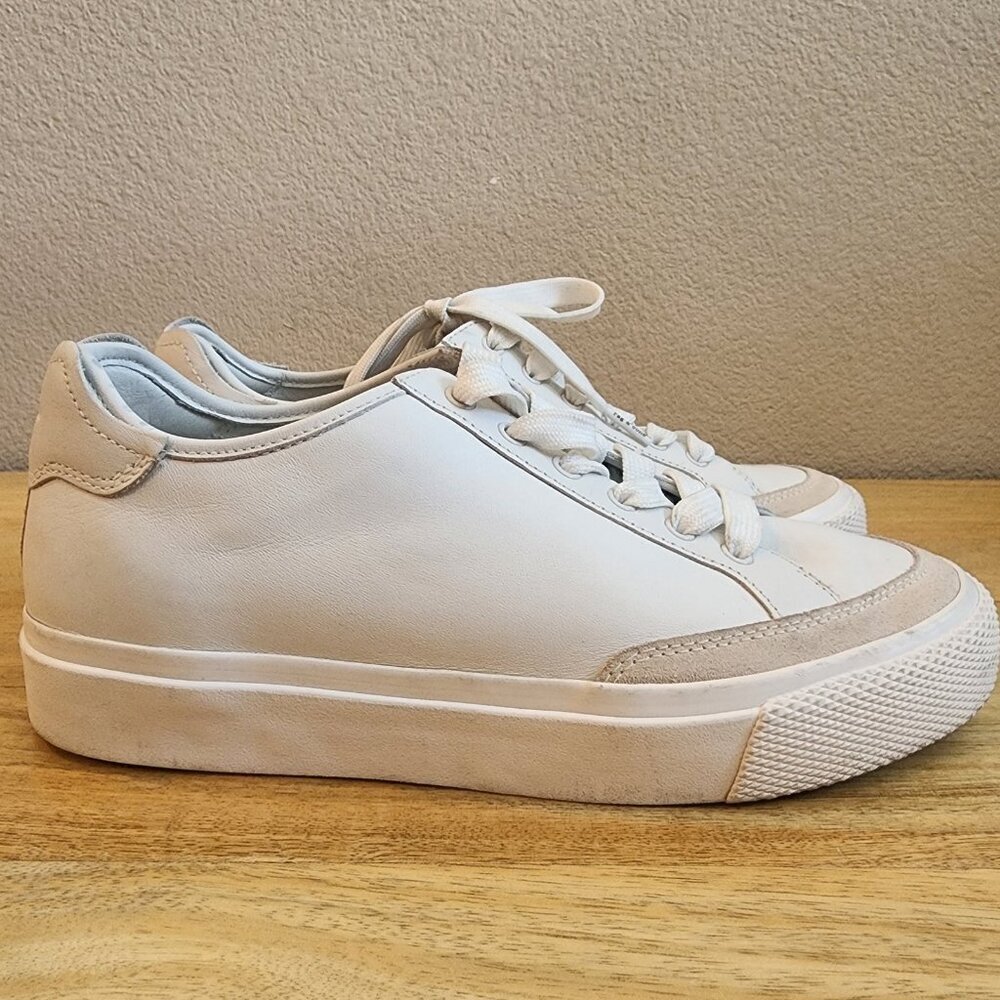 Rag & Bone Shoes Mens Size 40 White Low Top Leather Sneakers Casual Lace Up